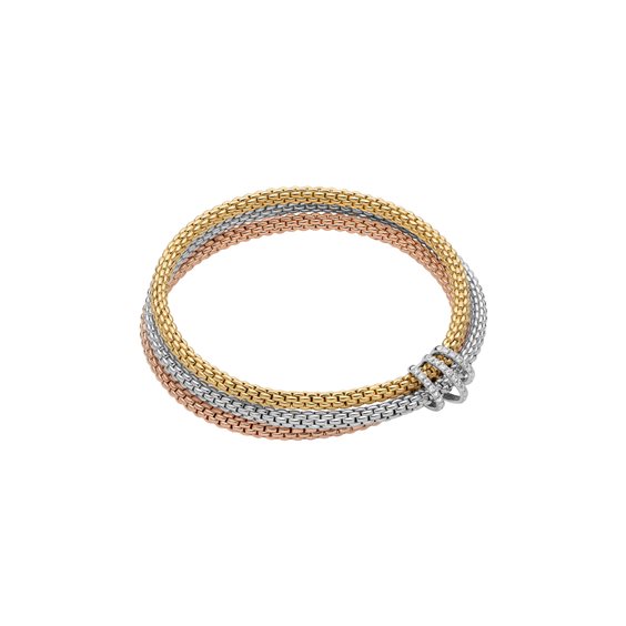 Bracciale Fope Donna Prima in Oro Diamante 0.30 Ct 75108BX_PB_4_XBX_00M - 75108BX_PB_4_XBX_00M
